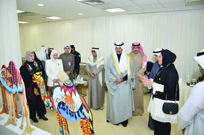 جولة على المعرض الفني المصاحب للفعالية