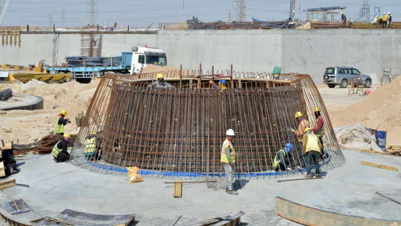 تنفيذ المشروع على قدم وساق 