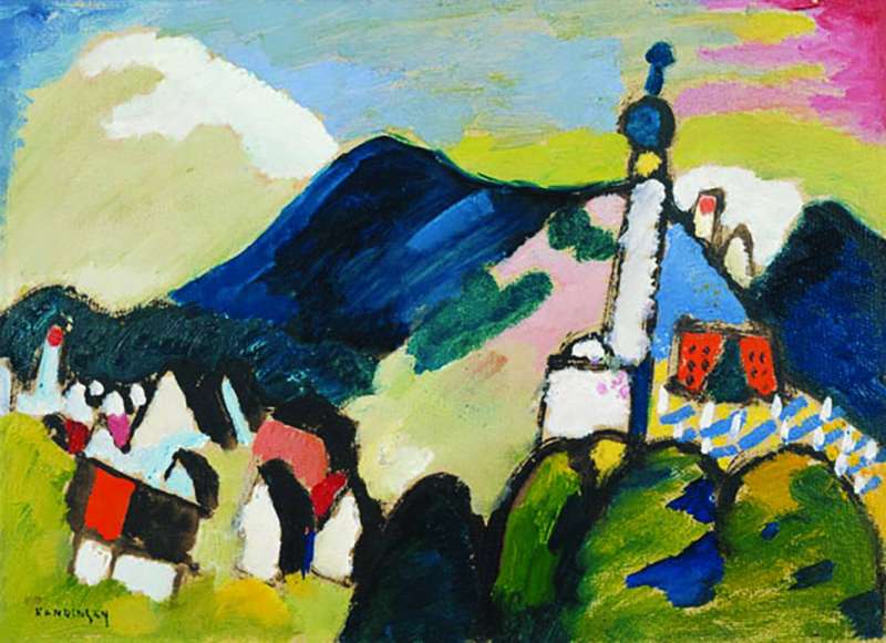 لوحة تمثل قرية مورناو الألمانية