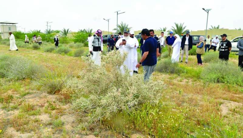 
مشتل السالمي يزوّد المحمية بالبذور والشتلات
