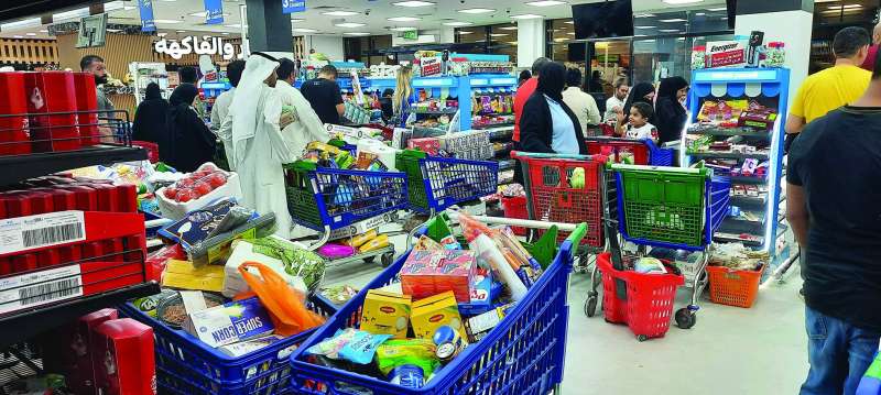 
زحمة في الأسواق
