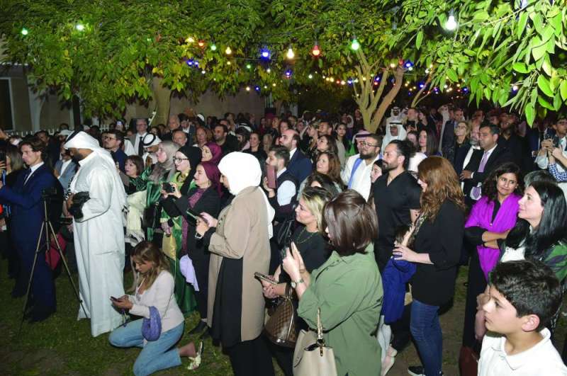 جانب من الحضور الحاشد في الحفل 