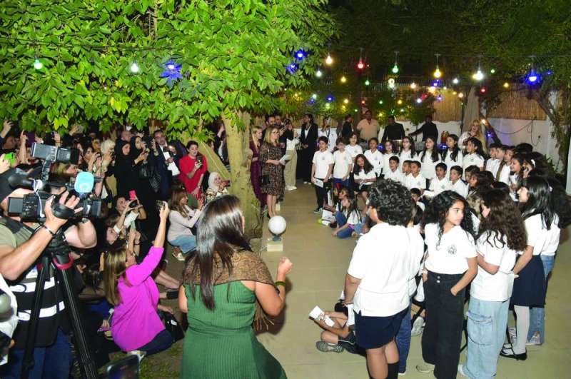 طلبة شاركوا في الحفل