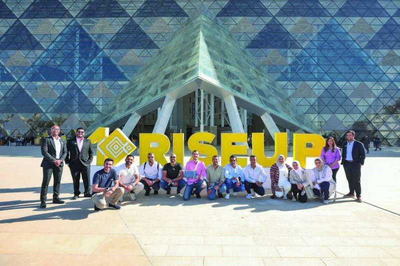 
روّاد الأعمال الكويتيون في قمّة «RiseUp» بالقاهرة

