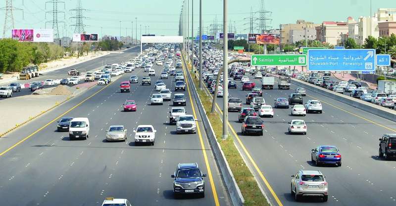 أزمة واختناق في مداخل ومخارج الطرق السريعة 