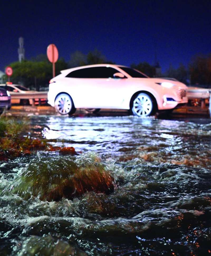 
شبكة الصرف لم تستوعب كميات الأمطار
