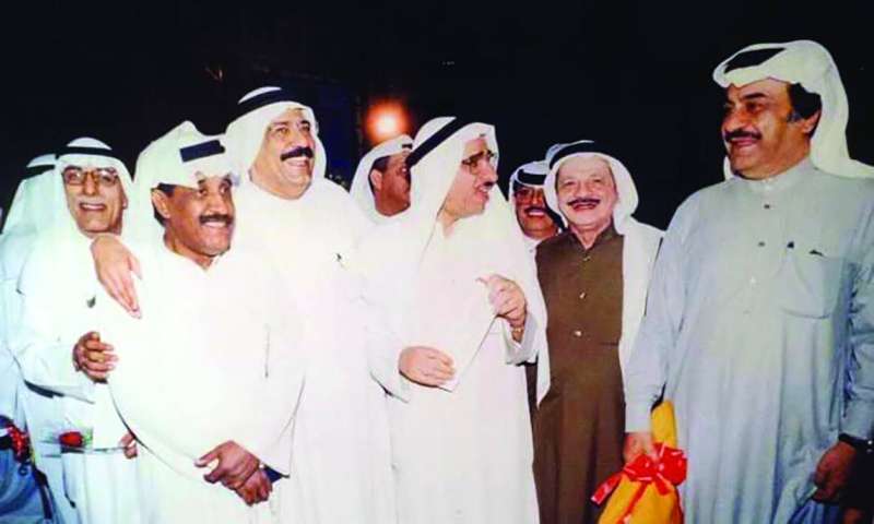 الشطي مع عمالقة الزمن الجميل 