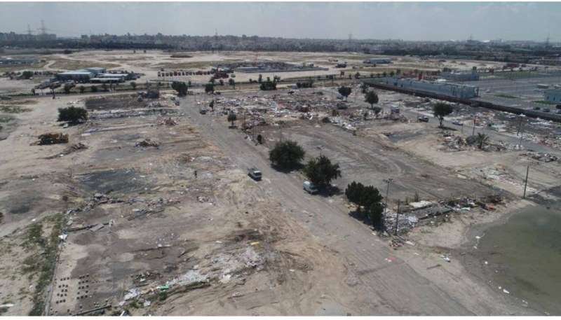  سوق الخيام بعد الإزالة 