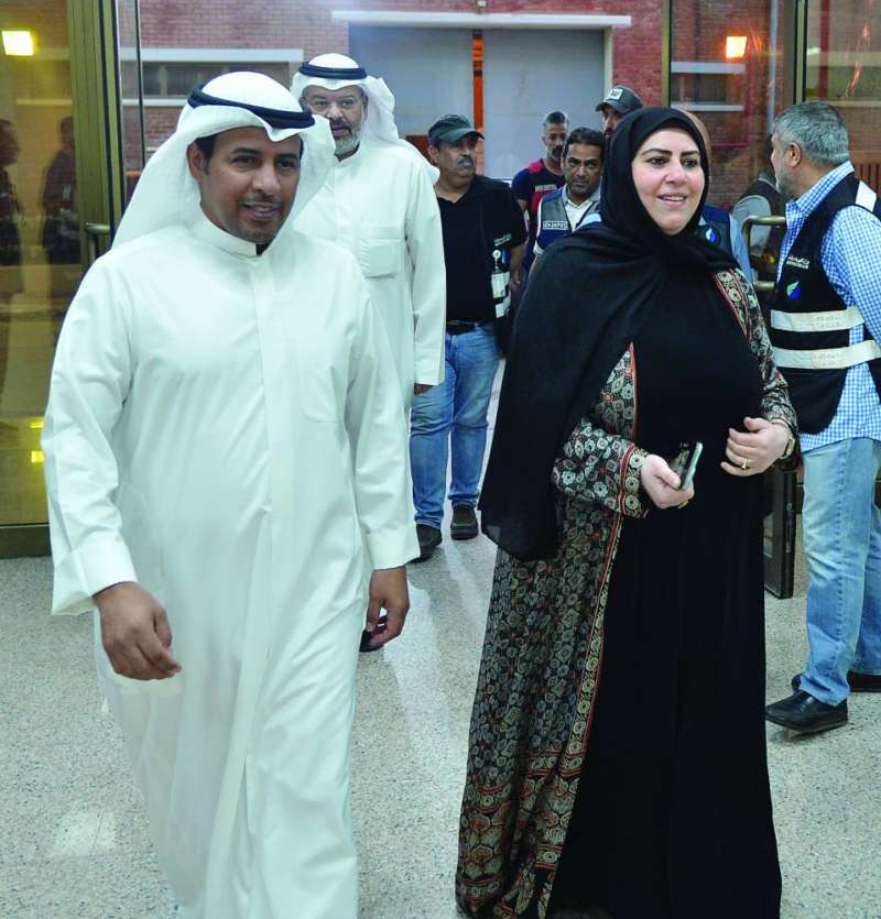 
الوزيرة بوقماز والعتيبي