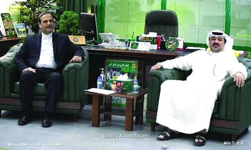 عاشور مستقبلاً السفير الإيراني 