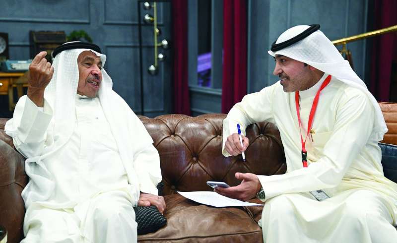 البابطين والزميل علي التركي