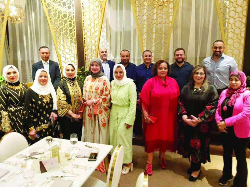 
المشاركون في غبقة رابطة أمراض الدم
