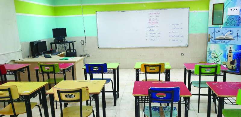 فصول خالية من الطلبة 