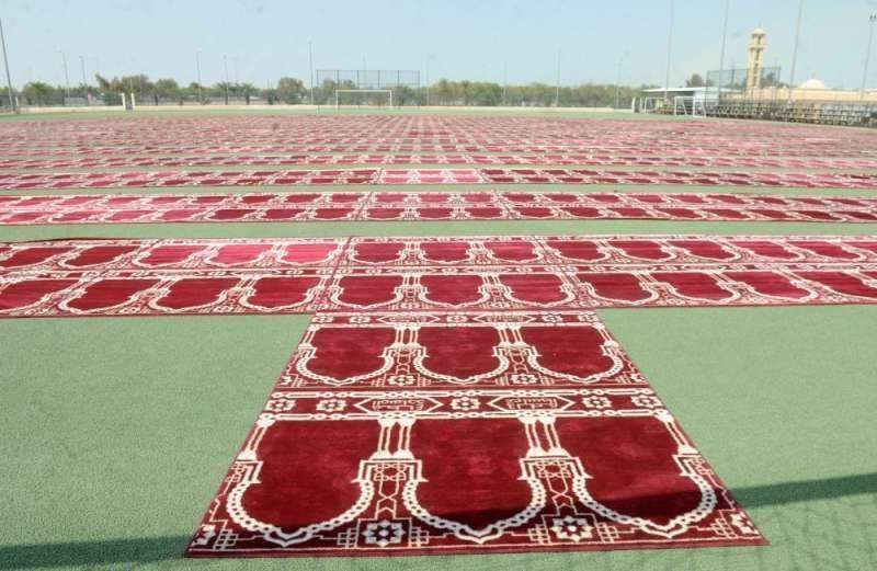  صلاة العيد في تمام الساعة 5:31 صباحاً في 49 مصلى 