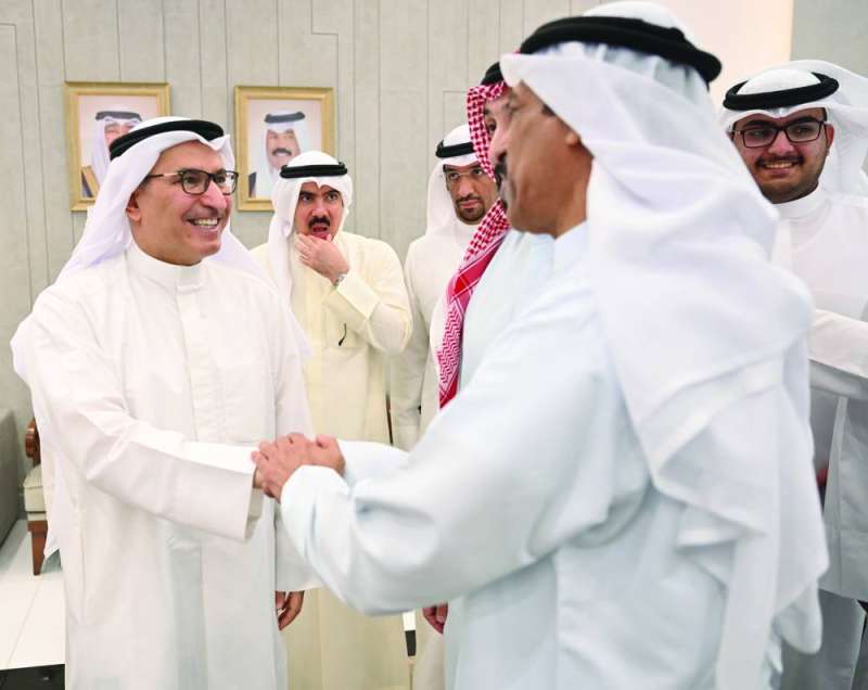 
منصور العتيبي مستقبلاً العائدين
