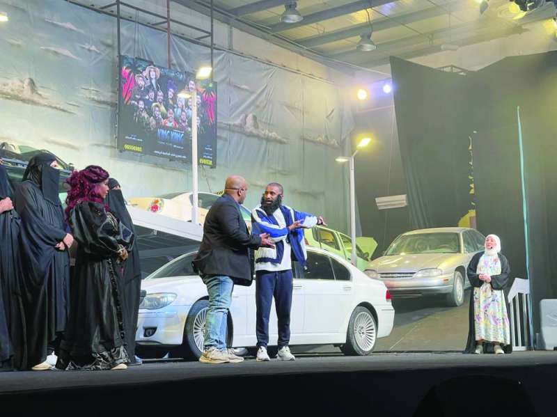 سماح والسعدون والرميان ورابعة... في أحد المشاهد 