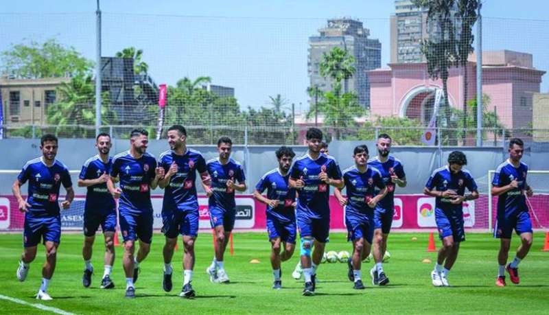 من تدريبات الأهلي المصري