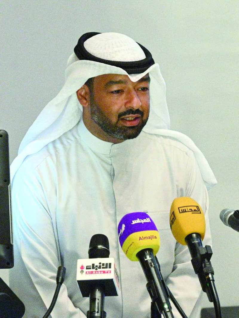 
محمد الوهيب متحدثاً