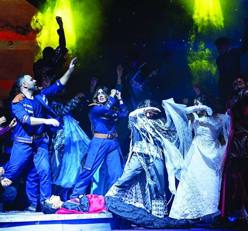 من العرض المسرحي 