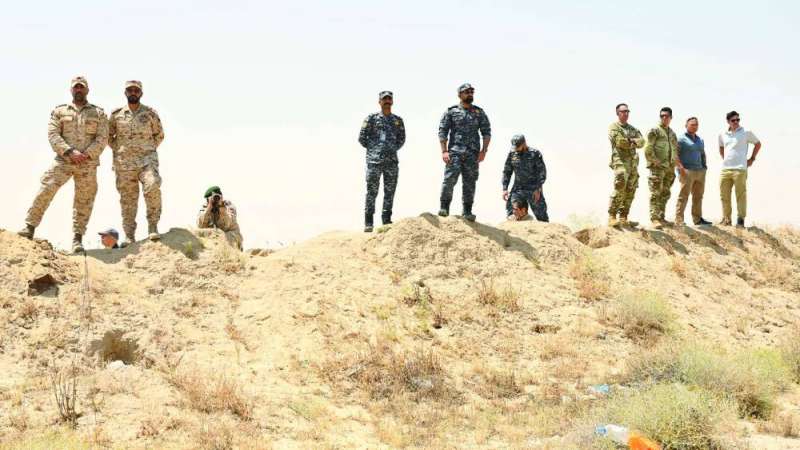 
بعض القوات الكويتية والأميركية المشاركة في التدريبات