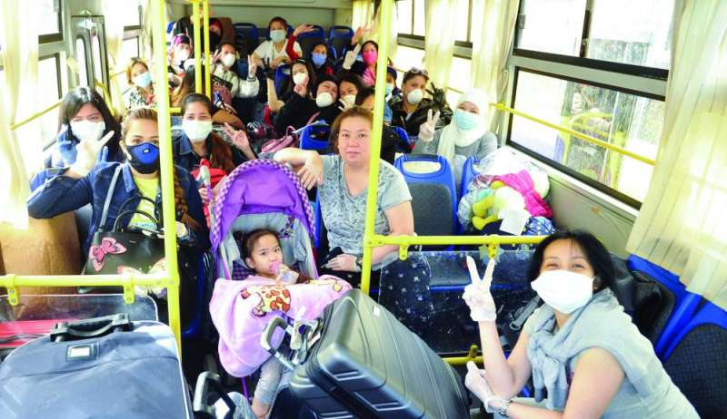 
صورة أرشيفية لإبعاد عاملات فيلبينيات مُخالفات
