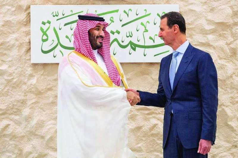 محمد بن سلمان مرحباً بالأسد في جدة 	 (رويترز) 
