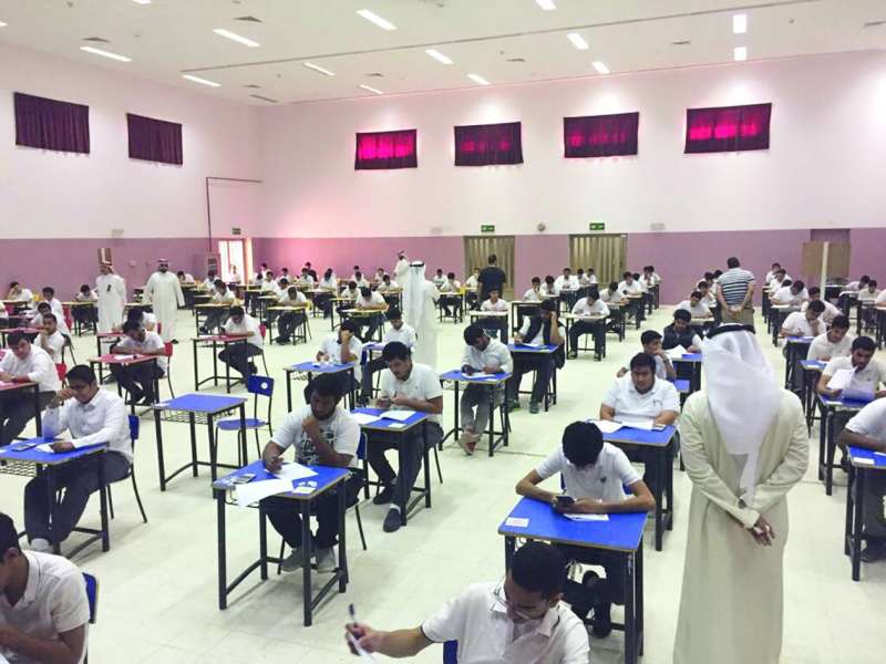 لقطة أرشيفية لاختبارات الثانوية 