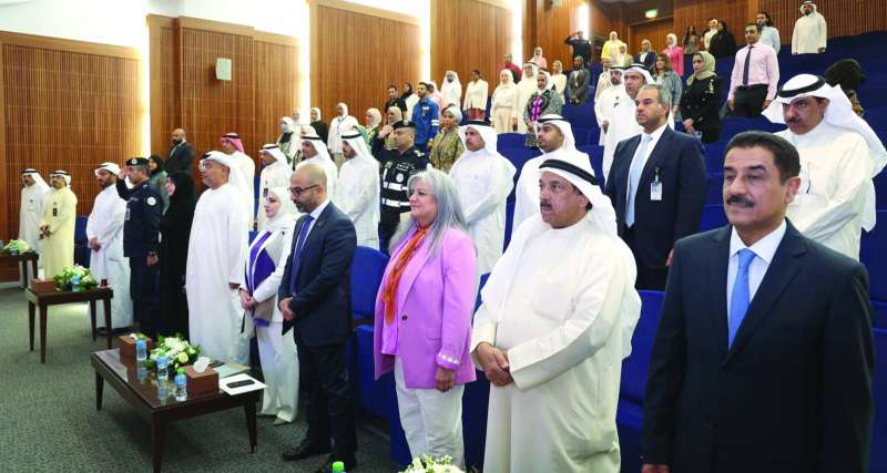 
الحضور خلال احتفالية «البيئة»