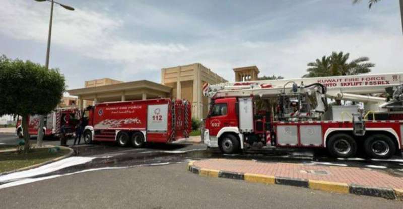 حريق بسوق السمك في «شرق»
 