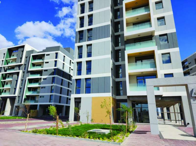 
نموذج لعمارات مدينة صباح الأحمد