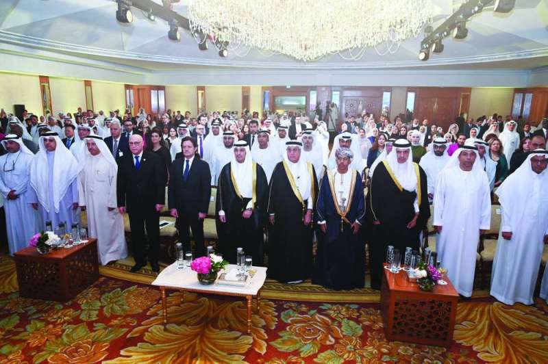 جانب من الحضور في حفل الافتتاح الرسمي للملتقى