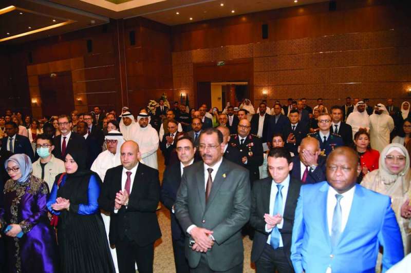 الحضور في احتفال السفارة الأذرية بعيد بلادها الوطني