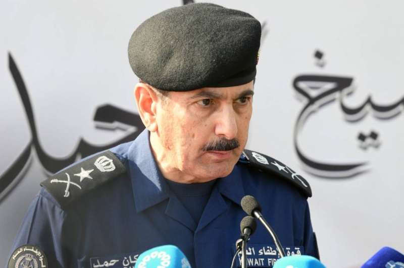 رئيس قوة الإطفاء العام الفريق خالد المكراد