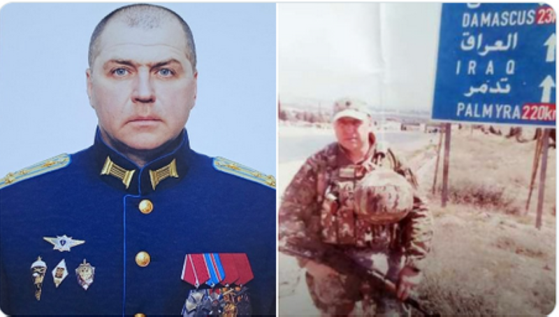 صورة أرشيفية للجنرال الروسي أوليغ بيشيفيستي الذي قتل منذ نحو أسبوع في ريف اللاذقية 