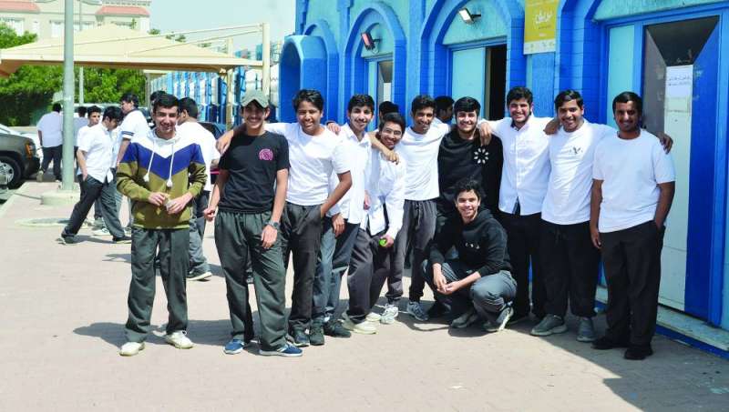 
صورة تذكارية في نهاية العام الدراسي
