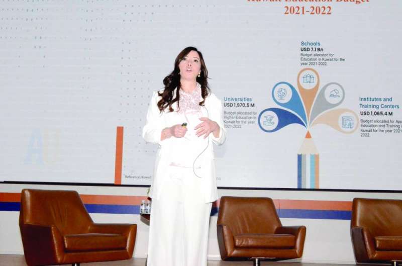 
إحدى الحلقات النقاشية في المؤتمر 	(تصوير أسعد عبدالله)
