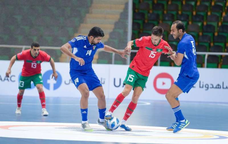 خسارة ⁧‫«أزرق الصالات»‬⁩ أمام المغرب في بطولة كأس العرب‬
 