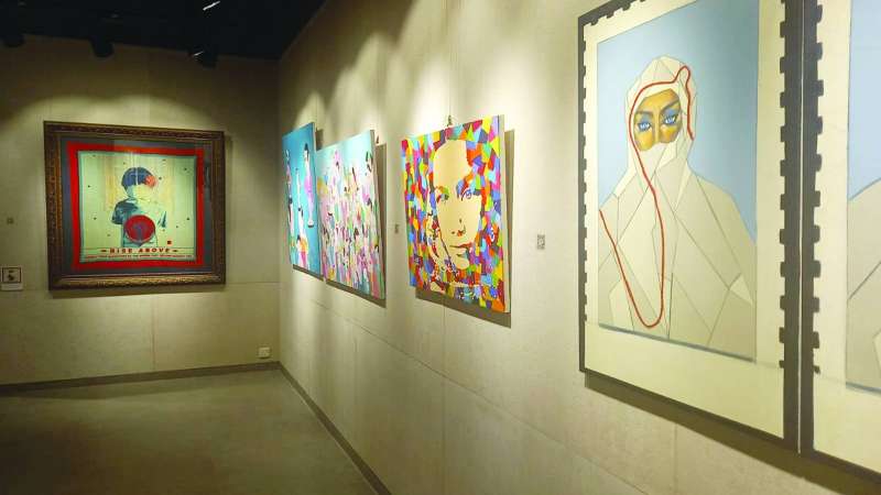 جانب من المعرض 