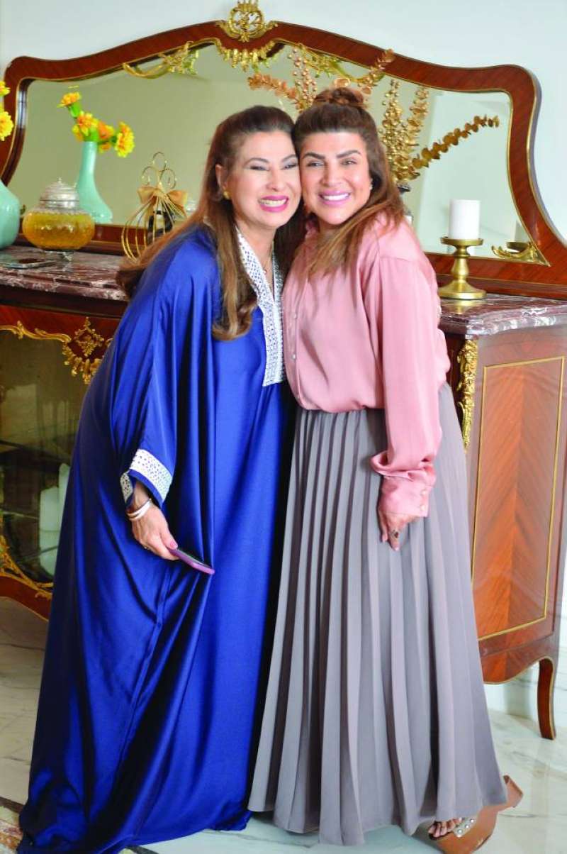 
غدير السبتي وباسمة حمادة
