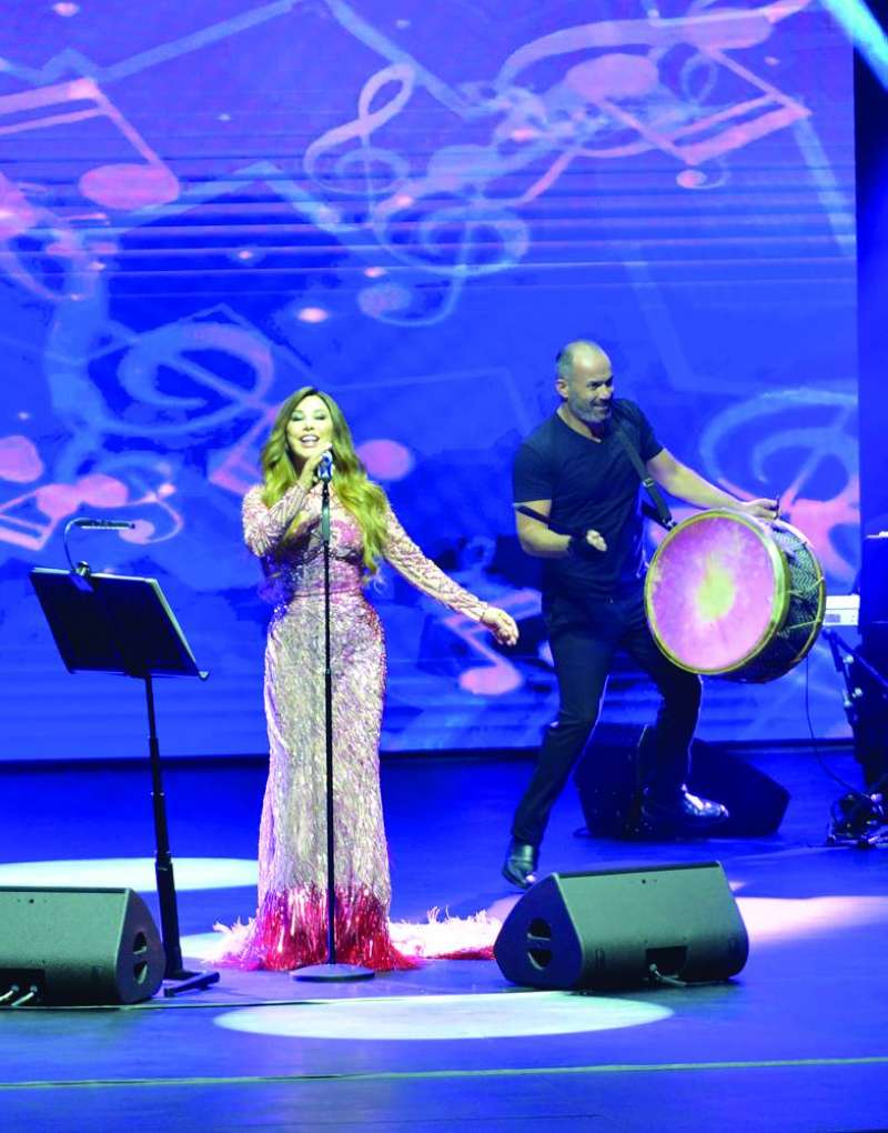 نجوى كرم	 (تصوير سعود سالم) 