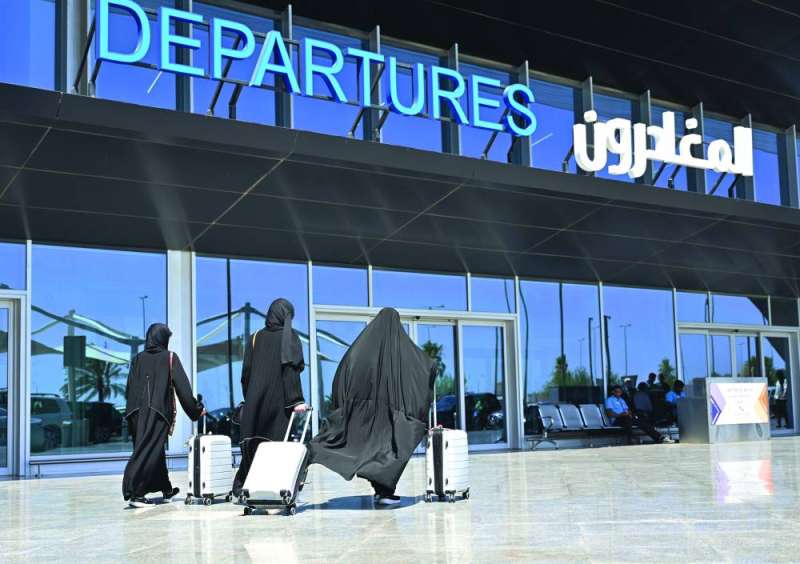 
طلائع الحجاج بدأت مغادرة الكويت	 (تصوير أسعد عبدالله)
