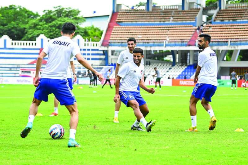 
جانب من تدريبات «الأزرق» في الهند