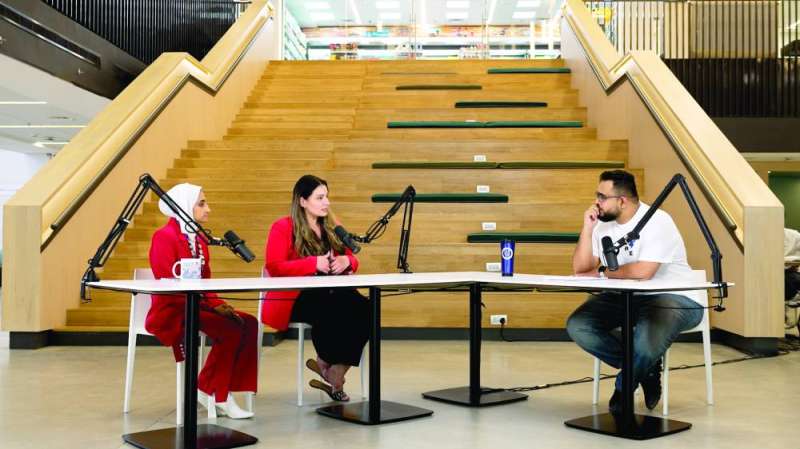 جانب من بودكاست «الراي» بمشاركة الشمري والمحميد وأمين