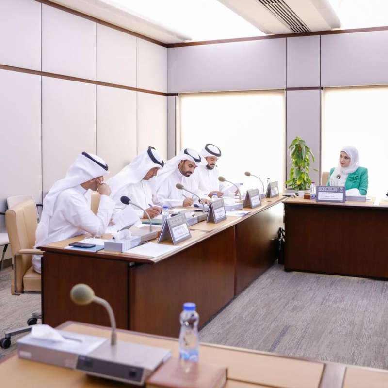 جانب من اجتماع اللجنة التعليمية الخميس الماضي