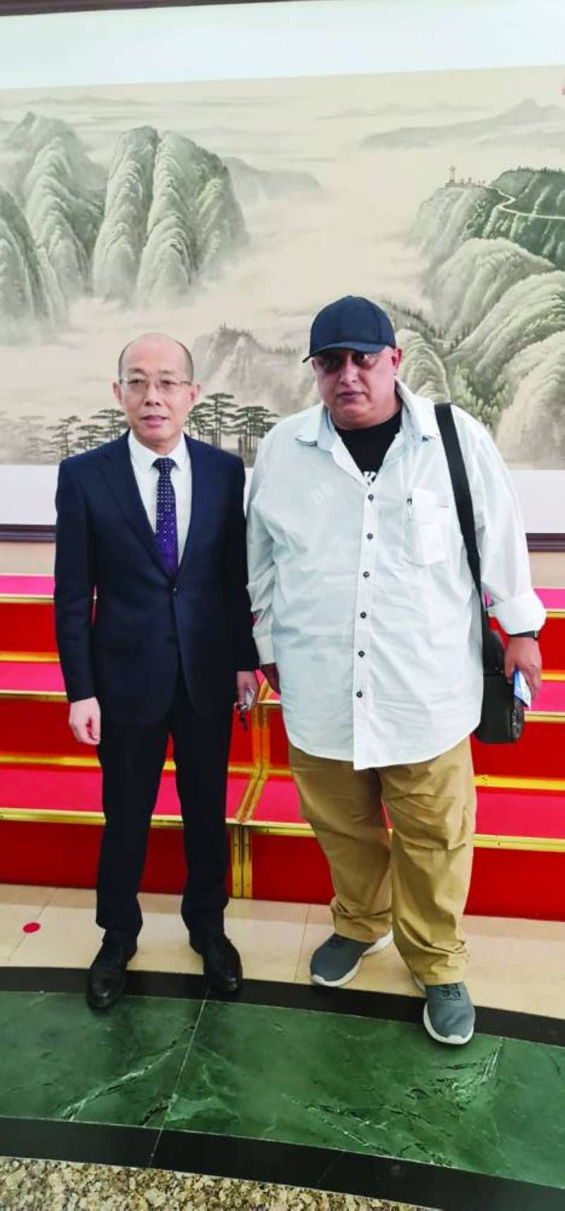  جياو والزميل خالد الشرقاوي