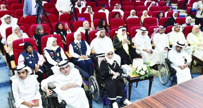 الحضور خلال الحفل