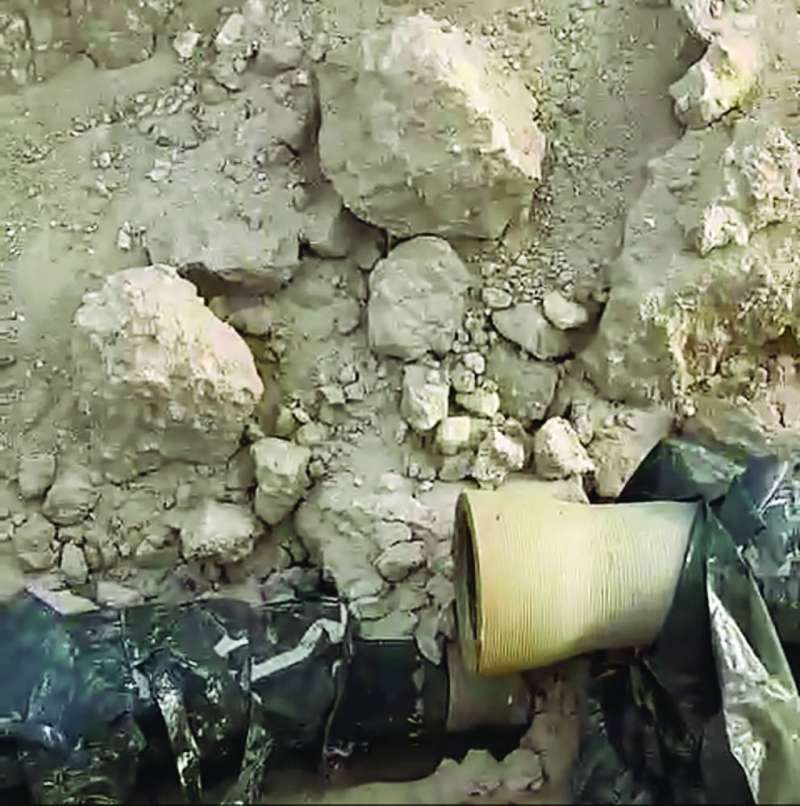 
 بايبات صرف صحي غير مكتملة التوصيل