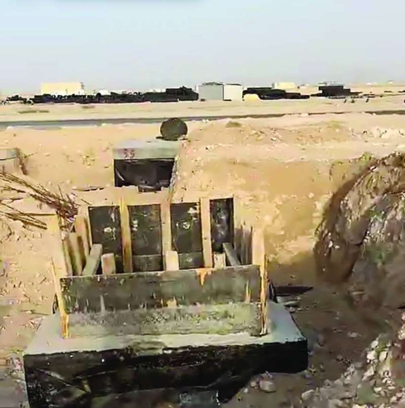 مناهيل غير مكتملة 