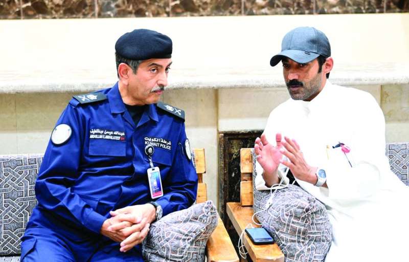 
اللواء الرجيب يجيب على أسئلة الزميل نايف كريم