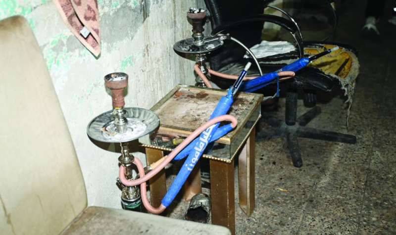 شقة تحوّلت لمقهى شيشة مخالف